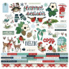 IN ARRIVO! Simple Stories Simple Vintage Flannel Season Cardstock Stickers 30x30cm