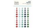 IN ARRIVO! Simple Stories Simple Vintage Flannel Season Glossy Enamel Dots