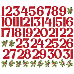 Simple Stories Simple Vintage Believe Number Bits & Pieces 44pz