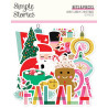 IN ARRIVO! Simple Stories Hard Candy Christmas Bits & Pieces 62pz