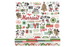 Simple Stories Say Cheese Classic Mouse Christmas Cardstock Stickers 30x30cm