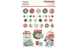 IN ARRIVO! Simple Stories Say Cheese Classic Mouse Christmas Decorative Brads 31pz