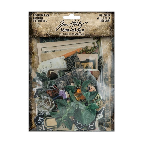 Idea-ology Tim Holtz Halloween Ephemera Pack 137pz