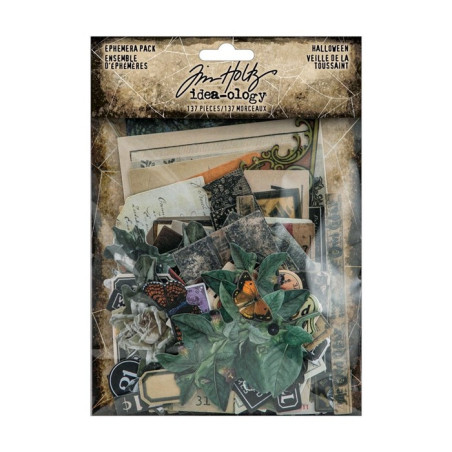 Idea-ology Tim Holtz Halloween Ephemera Pack 137pz