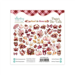 Mintay Papers Rust & Rose Paper Die-Cuts 60pz