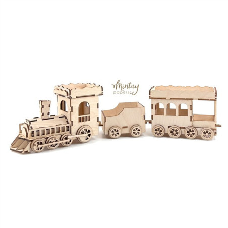 Mintay Papers Woodies Decor TRAIN