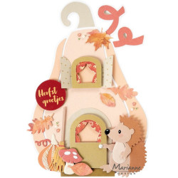 Marianne Design Craft Stencil by Marleen Pumpkin Cottage
