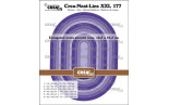 Crealies Crea-Nest-Lies XXL Dies No. 177 Elongated Ovals Smooth