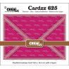 Crealies Cardzz Dies No. 625 Double Envelope Card Rectangle