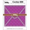 Crealies Cardzz Dies No. 626 Double Envelope Card Square