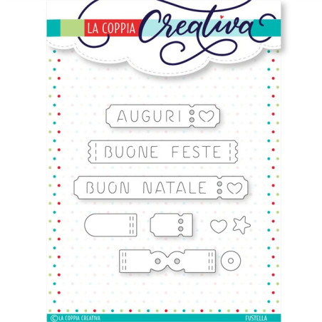 La Coppia Creativa Fustelle NATALE TICKET