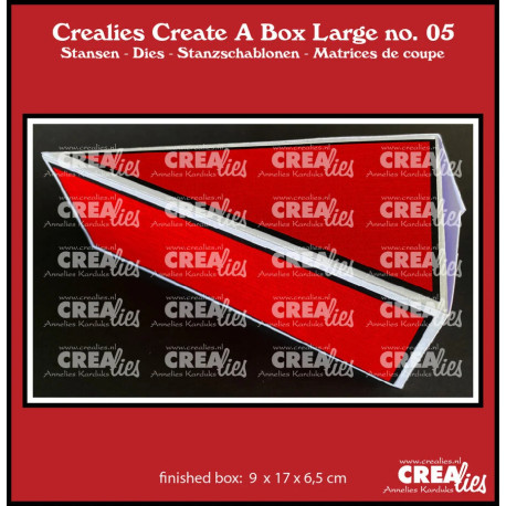 Crealies Create A Box LARGE no. 05 Piece of Cake