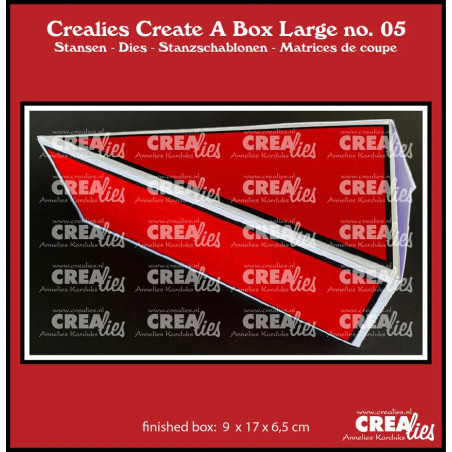 Crealies Create A Box LARGE no. 05 Piece of Cake