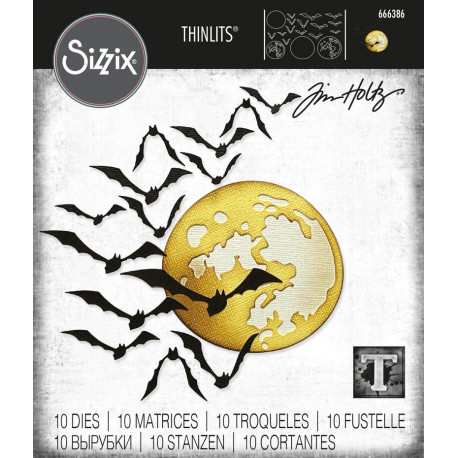 Thinlits Die Set 10pz -Moonlight by Tim Holtz 666386