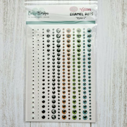 Carlijn Design Glitter Enamel Dots Eyes 1 300pz