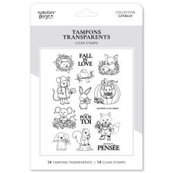 Florileges Clear Stamp FALL IN LOVE