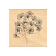 Florileges Timbro Montato BRANCHE GINKGO