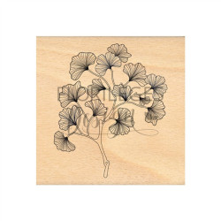Florileges Timbro Montato BRANCHE GINKGO