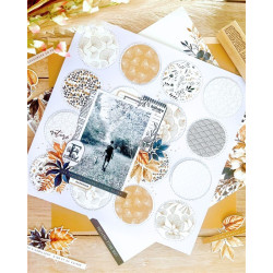 Florileges Timbro Montato MINI BORDURE TEXTE