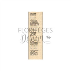 Florileges Timbro Montato MINI BORDURE TEXTE