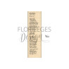 Florileges Timbro Montato MINI BORDURE TEXTE