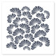 Florileges Stencil FOND GINKGO