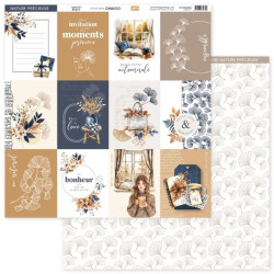 Florileges Kit Carte GINKGO 30x30cm