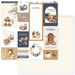 Florileges Kit Carte GINKGO 30x30cm