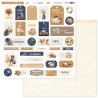 Florileges Kit Carte GINKGO 30x30cm