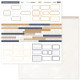 Florileges Kit Carte GINKGO 30x30cm
