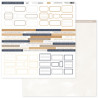 Florileges Kit Carte GINKGO 30x30cm