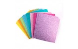 Kit Gomma Crepla Glitter Set Rainbow 15x13,5cm