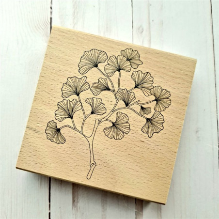 Florileges Timbro Montato BRANCHE GINKGO