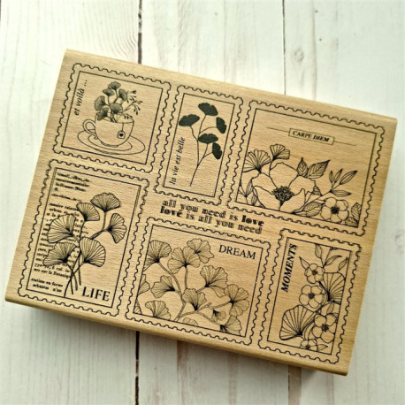 Florileges Timbro Montato TIMBRES GINKGO