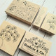 Florileges Timbro Montato MINI BORDURE TEXTE
