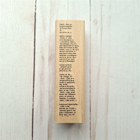 Florileges Timbro Montato MINI BORDURE TEXTE