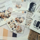 Florileges Kit Carte Monocolore GINKGO 30x30cm