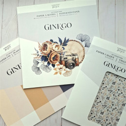 Florileges Kit Carte GINKGO 30x30cm