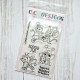 C.C. Design Mice Winter Clear Stamp
