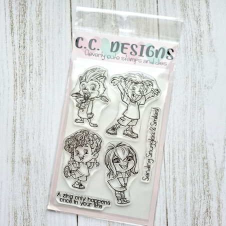 C.C. Design Vampy Family Clear Stamp