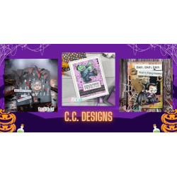 C.C. Design Vampy Family Clear Stamp