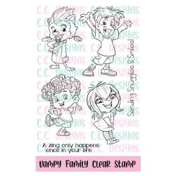 C.C. Design Vampy Family Clear Stamp