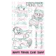 C.C. Design Vampy Friends Clear Stamp