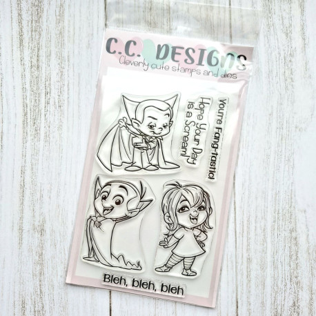 C.C. Design Vampy Hotel Clear Stamp