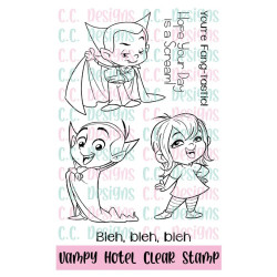 C.C. Design Vampy Hotel Clear Stamp