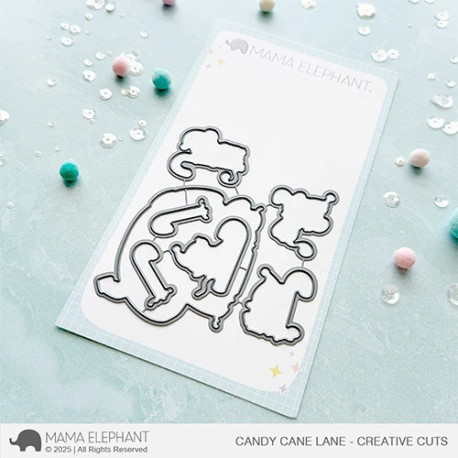 Mama Elephant Candy Cane Lane CREATIVE CUTS