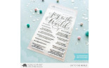 Mama Elephant JOY TO THE WORLD Clear Stamp