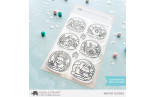 Mama Elephant WINTER GLOBES Clear Stamp