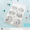 Mama Elephant WINTER GLOBES Clear Stamp