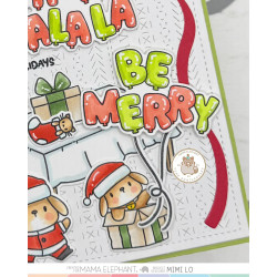 Mama Elephant JOLLY BALLOONS Clear Stamp